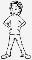 Drawing of a six year old girl